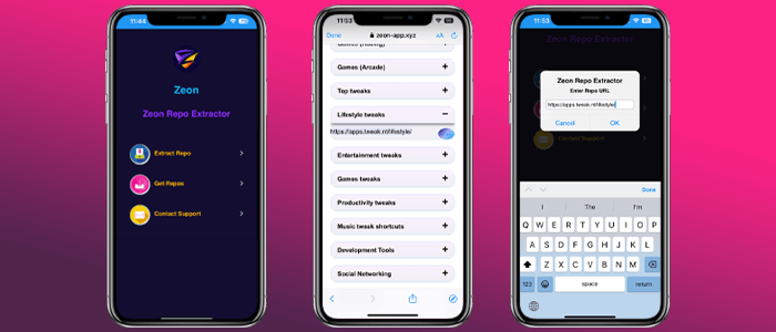 Steps of repo extracting